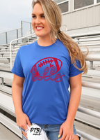 GRAPHIC TEE - Bills Tee | Unisex Shirt | Short Sleeve | Graphic Tee | Unisex Tees | Football Mom | Red and Blue | Cheer | Cheer Mom