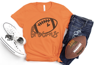 GRAPHIC TEE - Browns Tee | Unisex Shirt | Short Sleeve | Graphic Tee | Unisex Tees | Football Mom | Orange and Brown | Cheer