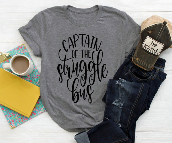 SCREEN PRINT - Captain of the Struggle Bus | Motherhood | Momlife | Screen Print Transfer (Retired)