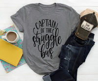 GRAPHIC TEE - Captain of the Struggle Bus | Motherhood | Momlife | Graphic Tee | Unisex Shirt