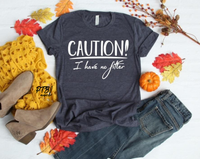 GRAPHIC TEE - Caution I have no Filter | pottymouth | Word Vomit | Filter less | Tee  | Ready to Wear | Snarky/Humorous | keeping it real