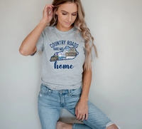 Country Roads, License Plate, Kentucky Graphic Tee