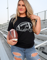 GRAPHIC TEE - Raiders Tee | Unisex Shirt | Short Sleeve | Graphic Tee | Unisex Tees | Football Mom | Black and Silver | Cheer | Cheer Mom