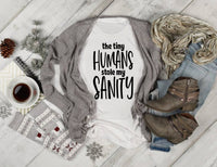 GRAPHIC TEE - Tiny Humans Stole my Sanity | Snarky | Humorous | Momlife | Graphic Tee | Unisex Shirt