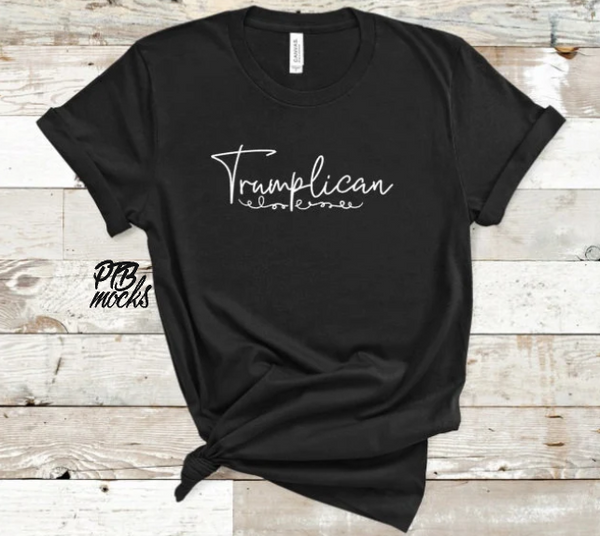 SCREEN PRINT - Trumplican | Screen Print Transfer |  Ready to Press | Political | Screen Print |