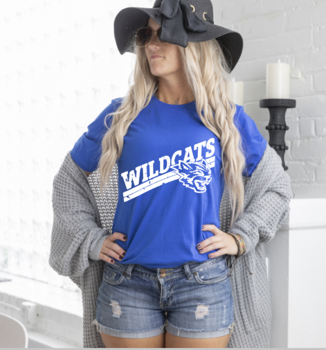 CATS, Wildcats, Kentucky Wildcats, C-A-T-S Screen Print