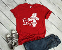 Faithful & Festive  Graphic Tee