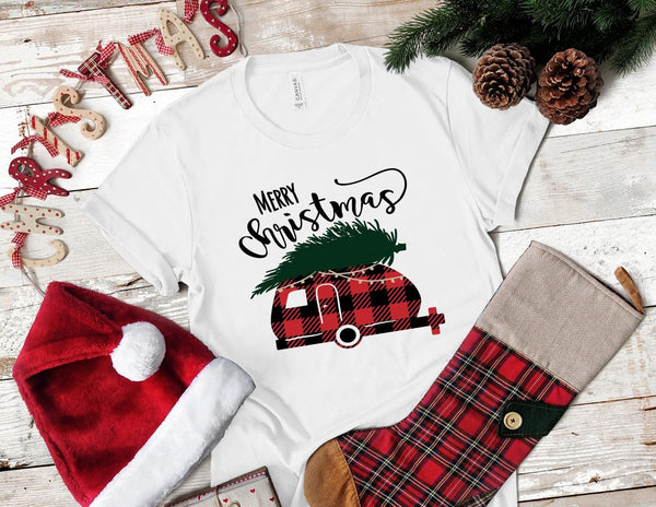 Merry Christmas Camper Screen Print