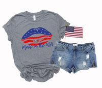 Made in the USA Kiss Graphic Tee