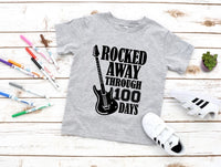 100 Days Rocked My Way Graphic Tee