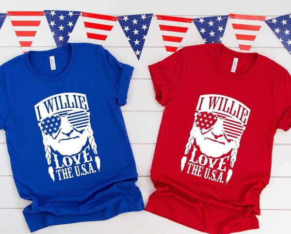 Really (Willie) Love the USA Graphic Tee