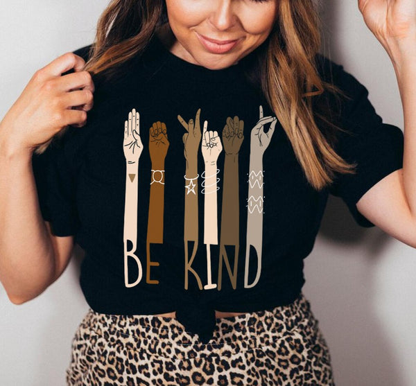 Be Kind (ASL) Graphic Tee