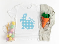 Plaid Bunny Graphic Tees