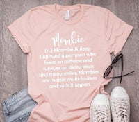 SCREEN PRINT - Mombie | Zombie | Definition | Momlife | Screen Print Transfer (Retired)