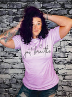 Just Breathe Graphic Tee