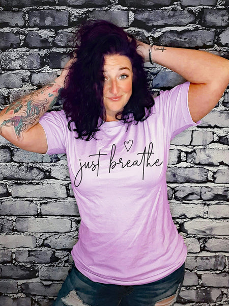 Just Breathe Graphic Tee