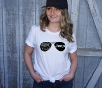 Jeep Sunglasses Graphic Tee