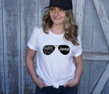 Jeep Sunglasses Graphic Tee