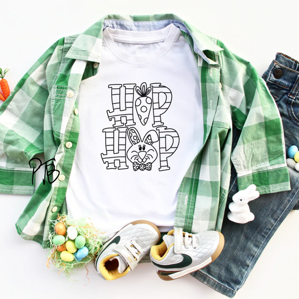 Color Me Hip Hop Easter Tees Screen Print