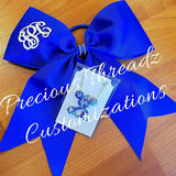 4 IN Solid Cheer Bows (RTS)