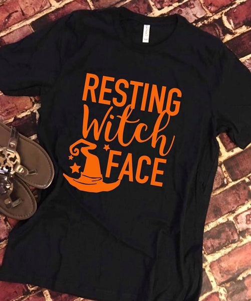 Resting Witch Face Graphic Tee