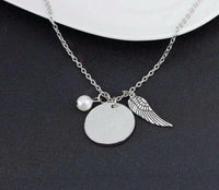 “A Piece Of My Heart Lives In Heaven” Necklace Pre-Order