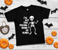 Feeling Inside my Bones Skeleton Graphic Tee