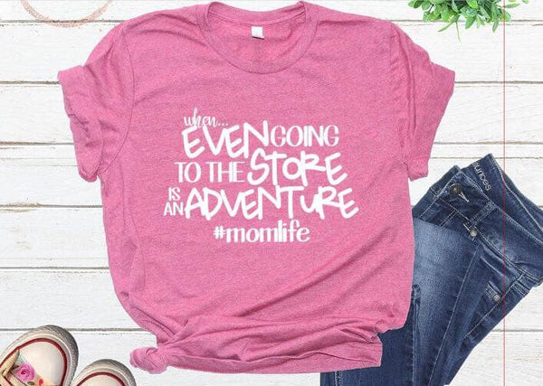 Going to the Store is an Adventure Screen Print
