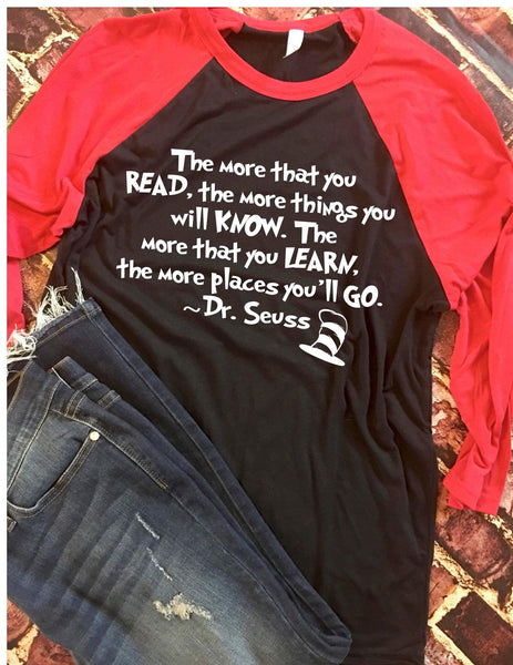 Places You'll Go when you Read Screen Print