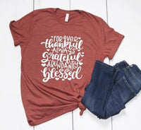 Forever, Always, Abundantly Grateful Graphic Tee