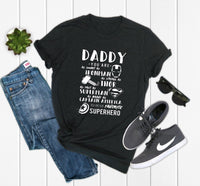 Daddy is My Superhero Graphic Tee