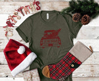 Tis the Season (distressed truck) Graphic Tee