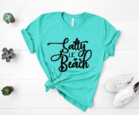 Salty Lil Beach Screen Print