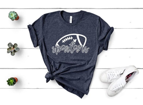 Spartans Football Graphic Tee