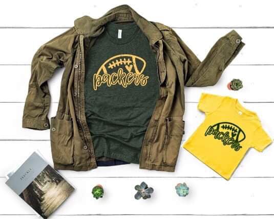 Packers Football Graphic Tee