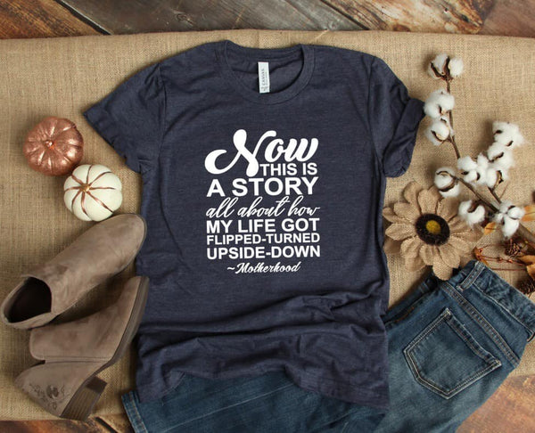 GRAPHIC TEE - Motherhood Rap Story | Famous Name | Momlife | Humorous | Snarky  |  | Graphic Tee | Unisex Shirt