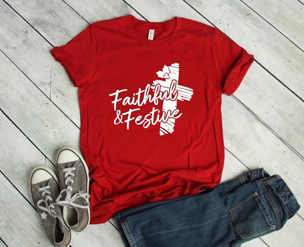 Faithful & Festive Screen Print