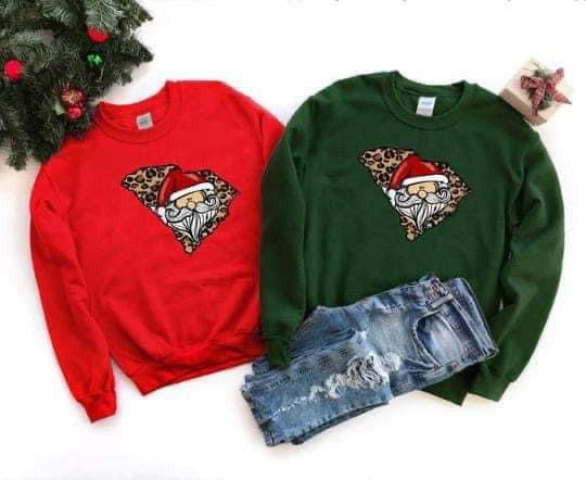 Leopard Santa South Carolina Graphic Tee