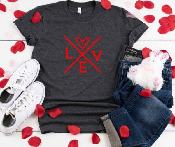 Love Cross Roads Screen Print