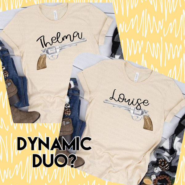 Dynamic Duo Thelma & Louise Screen Print