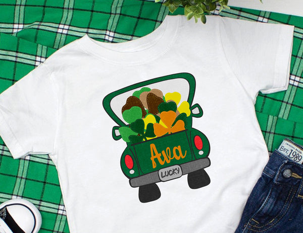 St. Patrick's Day Truck Screen Print