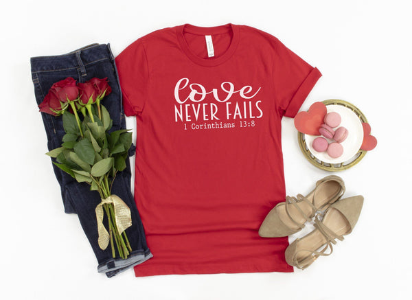 Love Never Fails Graphic Tee