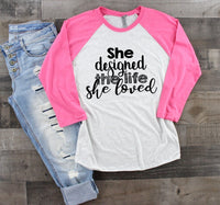 She designed the Life she Loved Screen Print