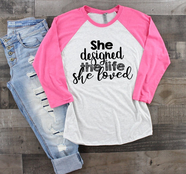 She designed the Life she Loved Screen Print