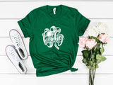 Lucky Plaid Shamrock Graphic Tee