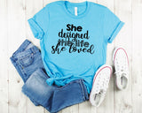 She designed the Life she Loved Screen Print