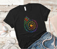 Autism Butterfly Graphic Tee