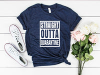 Straight Outta Quarantine Screen Print