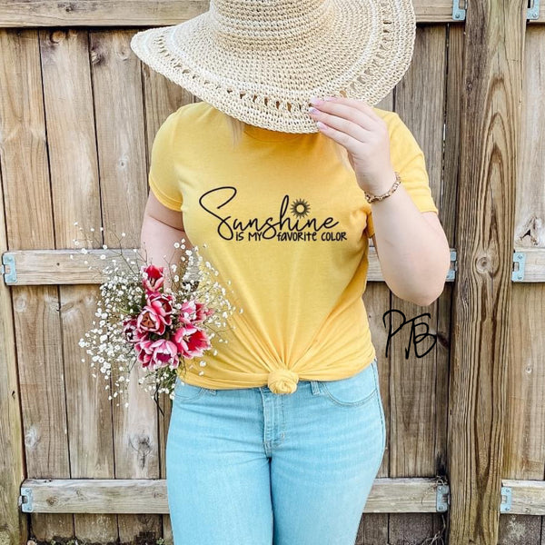 Sunshine is my Favorite Color Graphic Tee