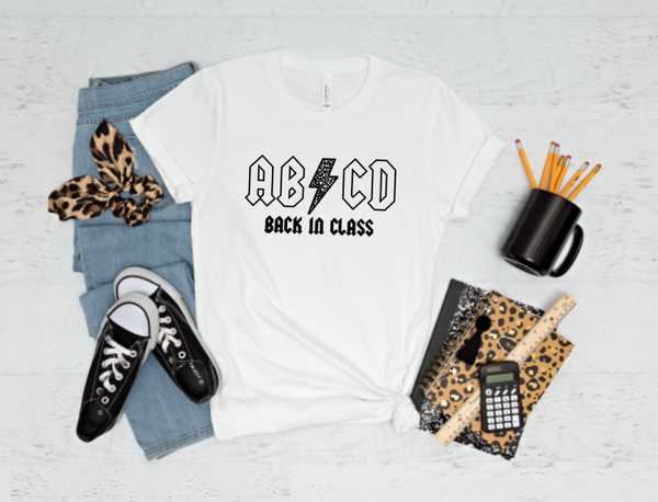 AB/CD Back In Class Graphic Tee